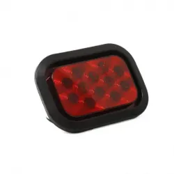 Lampara trasera rectangular de 12 led