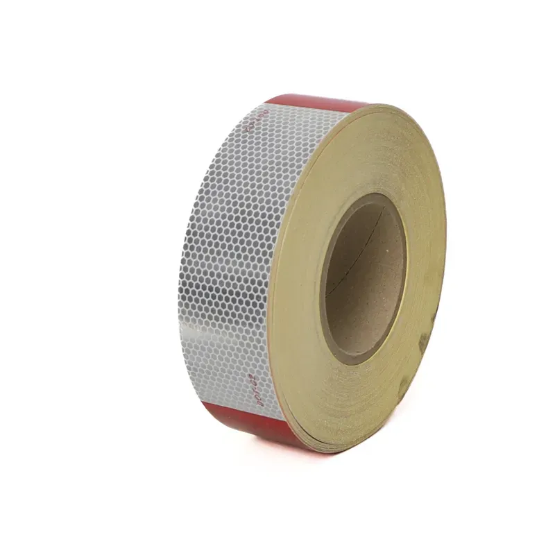 Cinta barricada metallica rojo y blanca