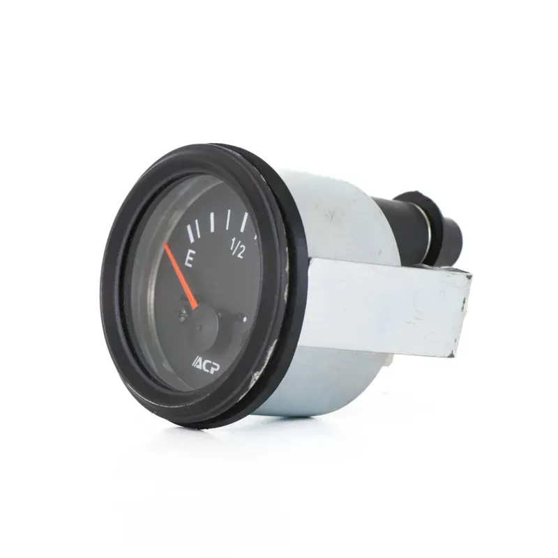 Medidor de combustible de 12 volts negro