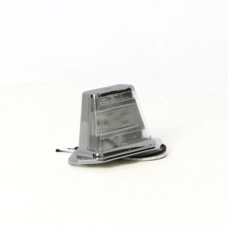 Lus led para placa color cromado