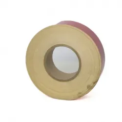 Cinta barricada metallica rojo y blanca