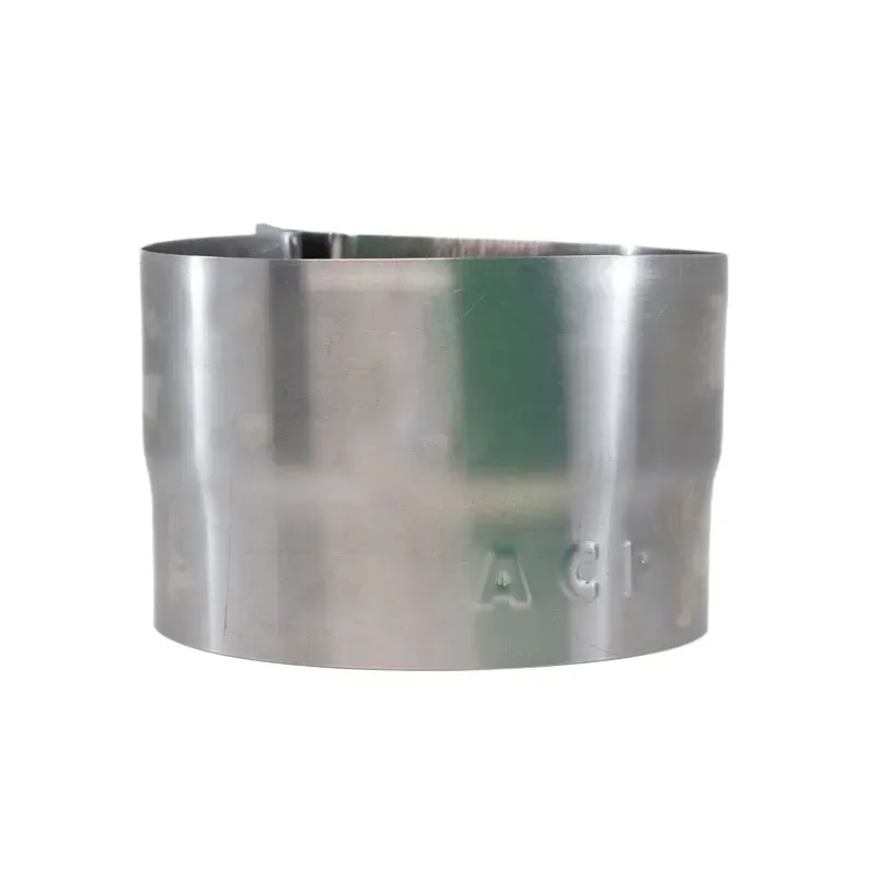 Abrazadera cincho escalonada 5" acabado