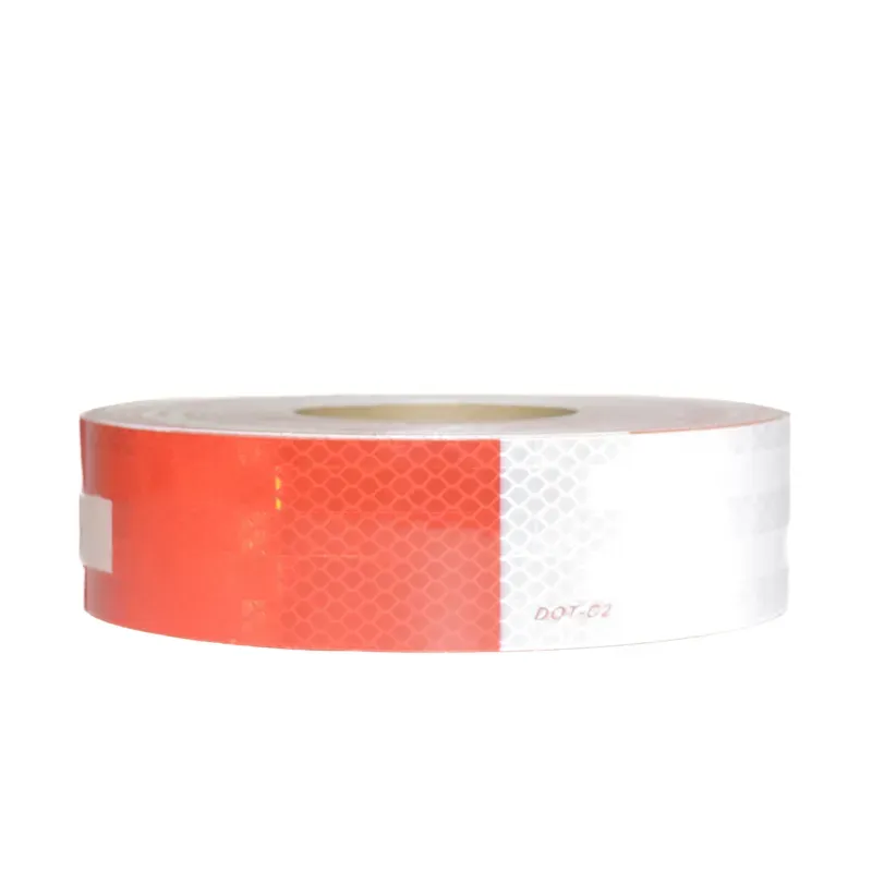 Cinta barricada roja y blanca por rollo