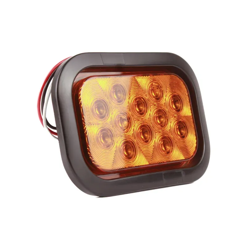 Lampara trasera rectanguar de 12 led amb