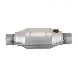 Catalizador ovalado sensor a 14" Inox