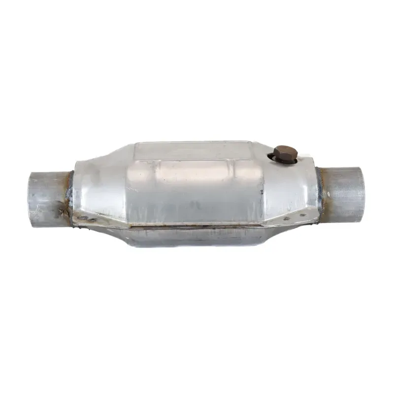 Catalizador ovalado sensor a 14" Inox