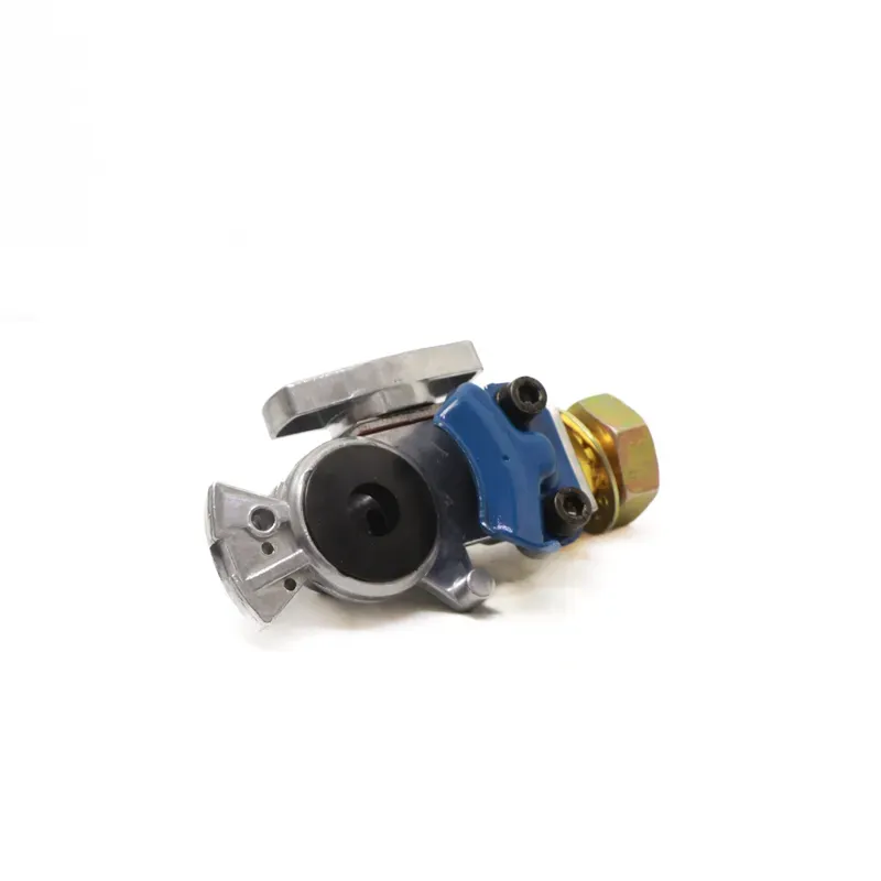 Manita con valvula azul