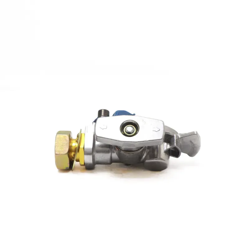 Manita con valvula azul