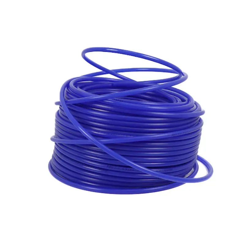 Manguera de poliflo 38 color azul