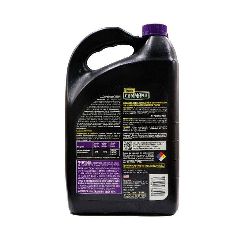 Anticongelante premezclado 5050 galón