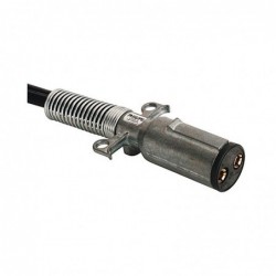 Enchufe macho 2 vias zinc