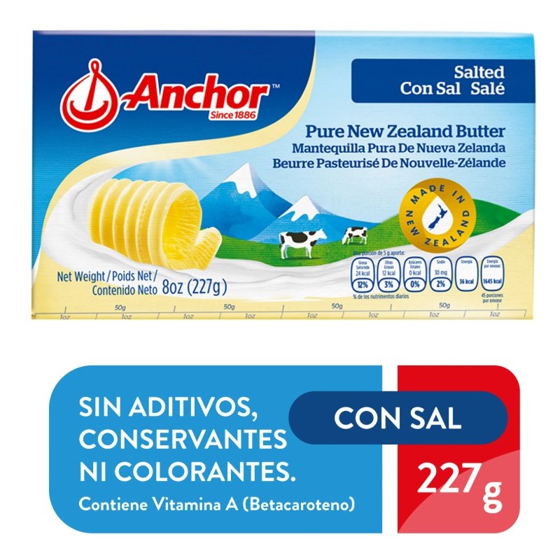 Mantequilla con Sal 227g