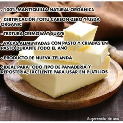 Mantequilla orgánica con sal 227 g