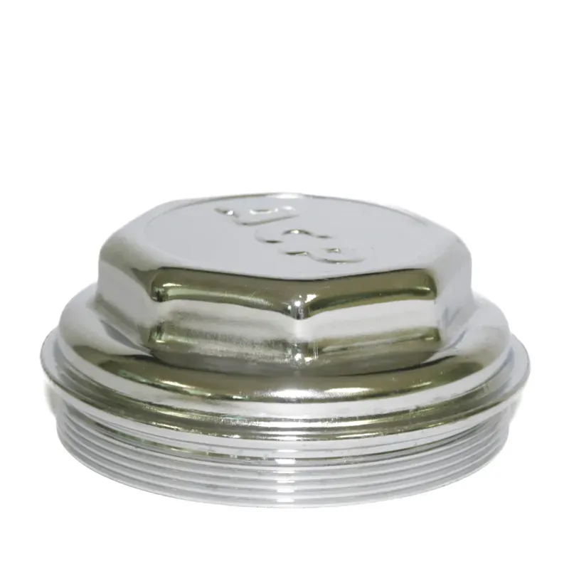 Tapa para  eje fruehuaf cromada para