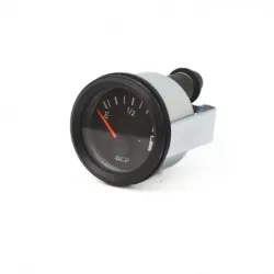 Medidor de combustible de 24 volts negro