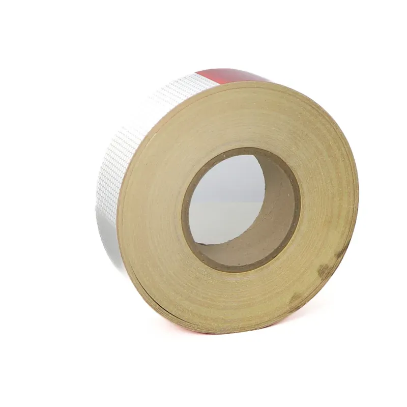 Cinta barricada metallica rojo y blanca