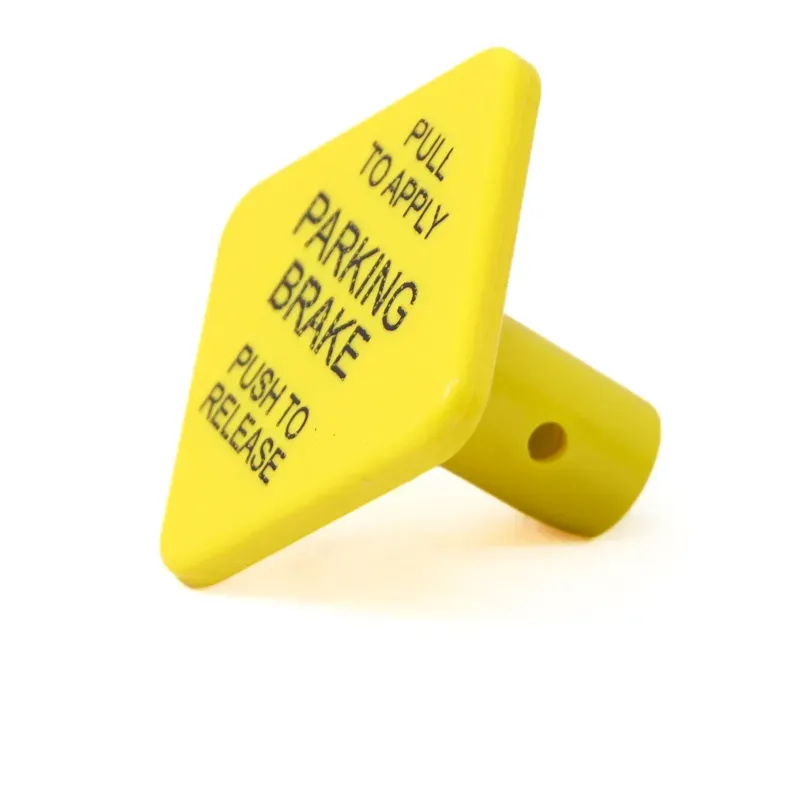 Perilla amarilla para valvula de estacio