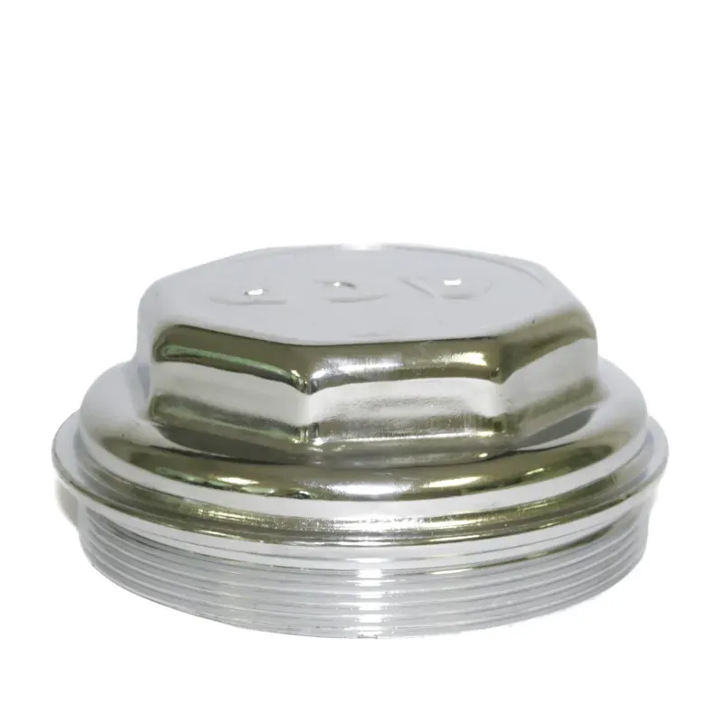 Tapa para  eje fruehuaf cromada para