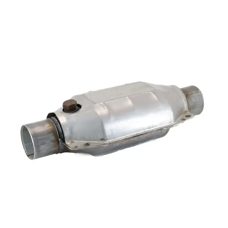 Catalizador ovalado sensor a 14" Inox