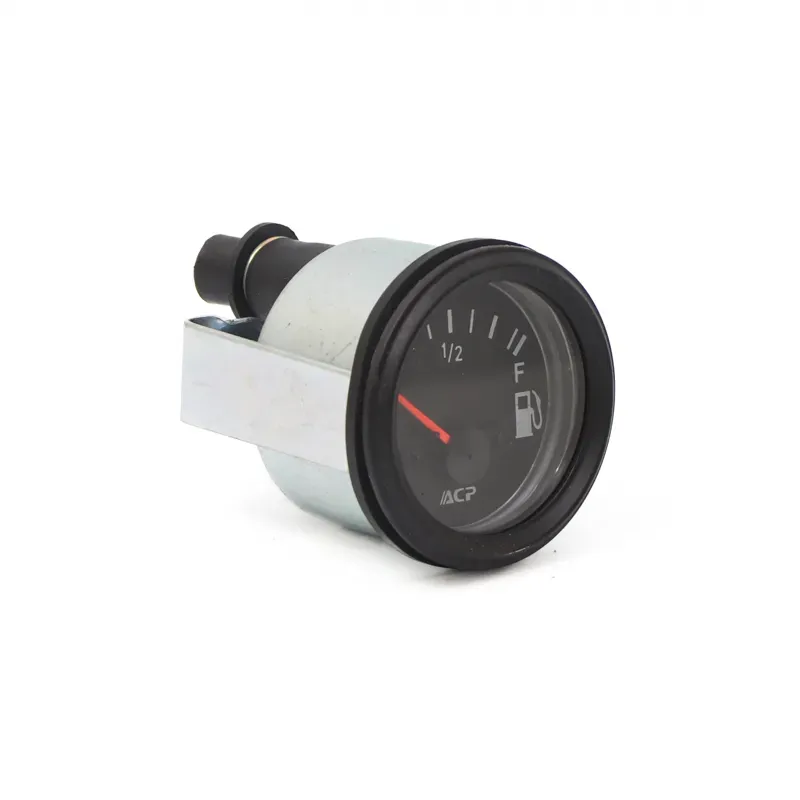 Medidor de combustible de 24 volts negro