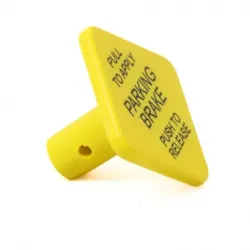 Perilla amarilla para valvula de estacio