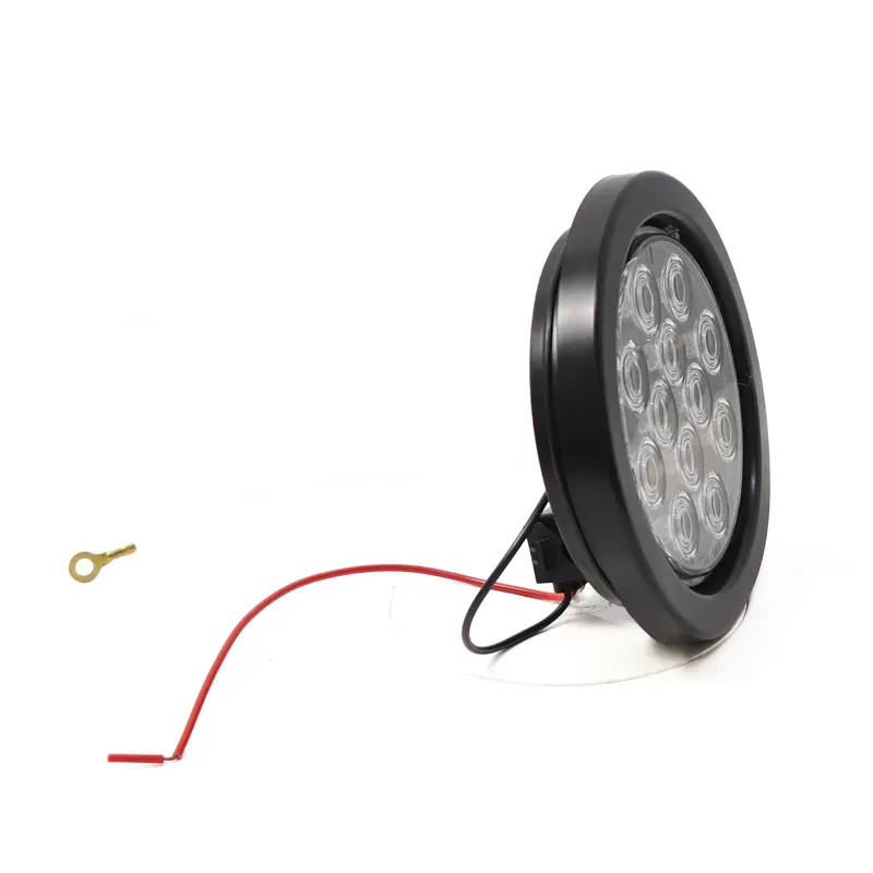 Plafon redondo de 4" para embutir de 12